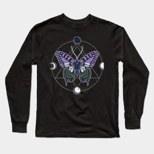 Genderqueer Butterfly Long Sleeve T-Shirt